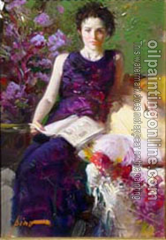 Pino Daeni - Impression oil painting.